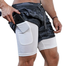 2-in-1 Fitness Shorts - Thermal Compression Dry-Fit Technology