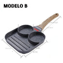Maifan Stone Non-Stick Frying Pan - 4 Compartments