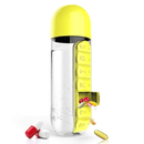 Water Bottle with Pill Organizer 600 ml