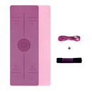 TPE Yoga Mat with Alignment Line.