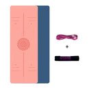 TPE Yoga Mat with Alignment Line.