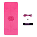 TPE Yoga Mat with Alignment Line.