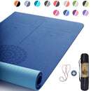 TPE Yoga Mat with Alignment Line.