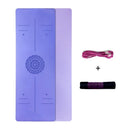 TPE Yoga Mat with Alignment Line.