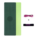 TPE Yoga Mat with Alignment Line.