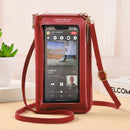 Women's Crossbody Cell Phone Bag with Touchscreen