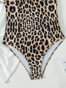 Neema Leopard Print V-Neck Swimsuit