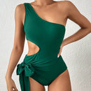 Victoria One-Shoulder Cutout Swimsuit