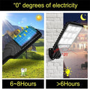 Solar LED Floodlight with Motion Sensor and Remote Control