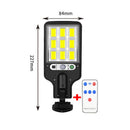 Solar LED Floodlight with Motion Sensor and Remote Control