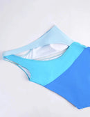 Madison One-Shoulder High-Waisted Swimsuit with Removable Pads