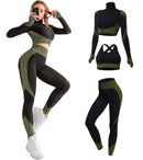 Athleisure yoga sets.