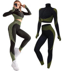 Athleisure yoga sets.