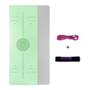 TPE Yoga Mat with Alignment Line.