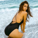 July V-Neck Ruffled Swimsuit