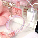 Cell Phone Charger Case Kit + Cable Protector + Free Shipping.