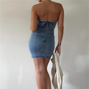 Bárbara Short Denim Dress